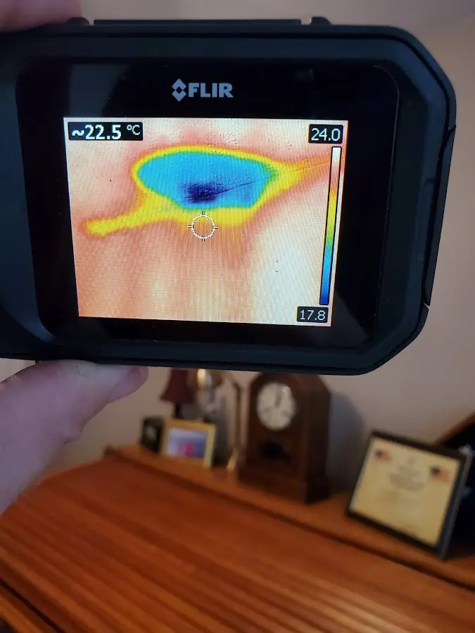 Thermal imaging inspection for water damage in Kyle